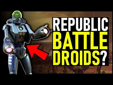 The SECRET Republic BATTLE DROIDS created during the Clone Wars | Star Wars Legends