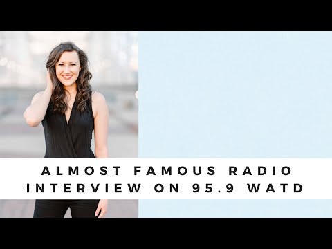 Meghan Lynch Interview & Live Performance with John Shea of Almost Famous Radio at 95.9 WATD