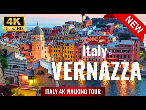 CINQUE TERRE - ITALY Walking Tour 2024 - VERNAZZA [4K/60fps]