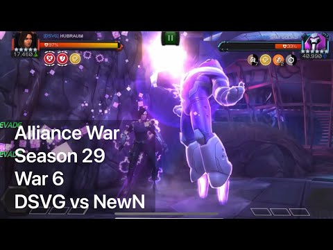MCOC AW S29 War 6 - vs NewN - Path 4/4 - first time Quaking Nimrod. Magneto rocks