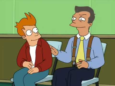 Futurama - Remember that song Safety Dance / Awesome, awesome to the max.