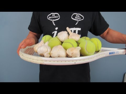 How To Use A Tennis Ball To Peel Garlic