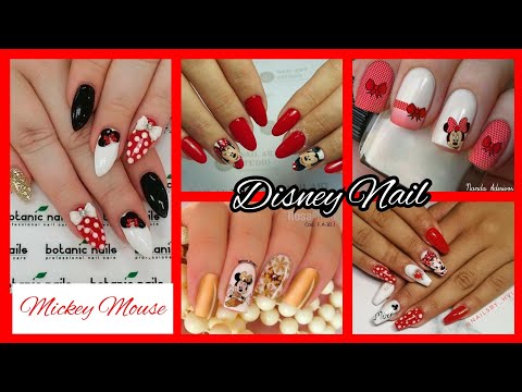 DISEÑOS DE UÑAS ACRÍLICO 2020💅❤ MICKEY MOUSE/UÑAS DISNEY