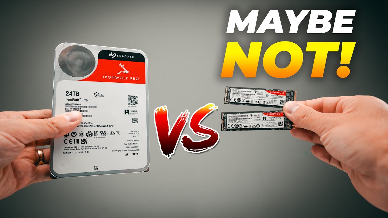 5 Reasons You Should buy an HDD Instead of NVMe! feat. Seagate Ironwolf Pro & Exos