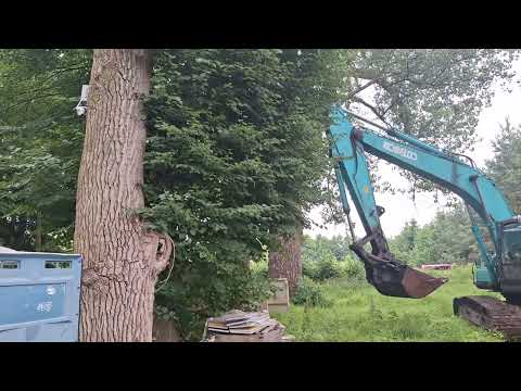 Kobelco SK 210 LC-8, crane