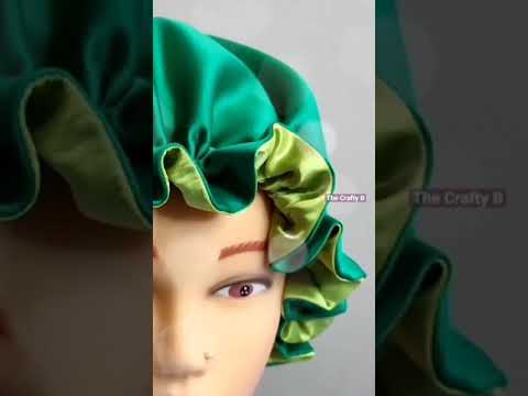 Hair Bonnet Tutorial (FULL VIDEO IN THE COMMENTS) #shorts #diy #sewing