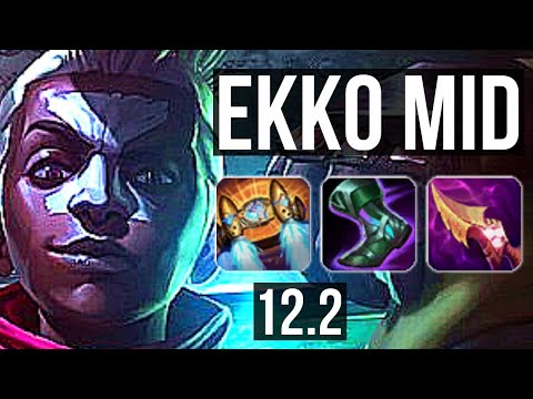 EKKO vs QIYANA (MID) | 16/1/7, Legendary, 600+ games, 1.0M mastery | EUW Master | 12.2