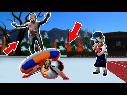 Granny vs Ice Scream vs Grandpa vs Amusement park - funny horror school animation (p.94)