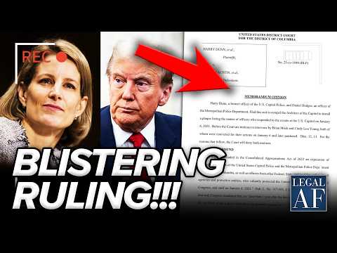 Trump’s OWN Judge DELIVERS BLISTERING Ruling on Jan 6th Memorial