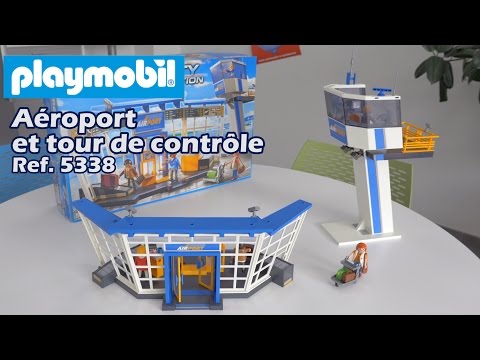 Playmobil aéroport et tour de contrôle (5338) - Nouveauté 2017 City Action