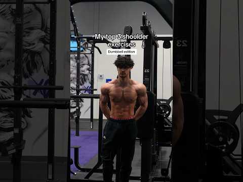 My Top 3 Shoulder Exercises (Dumbbell Edition) 🦾