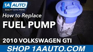 How to Replace Fuel Pump Sending Unit 08-14 Volkswagen GTI