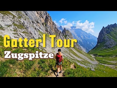 Gatterl Tour - Ehrwald to Zugspitze (2962m) Hiking up to the top of Germany 🇩🇪