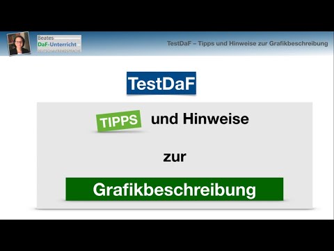 TestDaF – GRAFIKBESCHREIBUNG︱Tipps, Hinweise und viele Redemittel