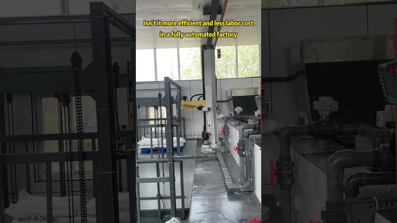 isn't it more efficient labor cost in a fully automated factory #robot #unpacking #robotic