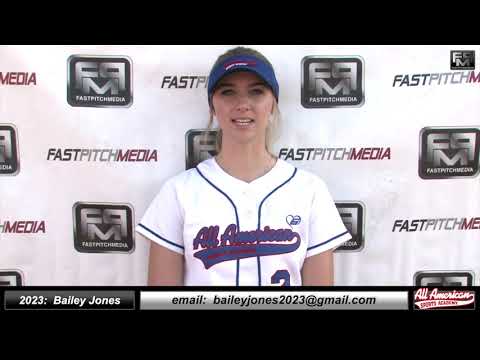 2023 Bailey Jones First Base and Outfield Softball Skills Video - AASA Ayala