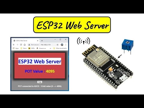 ESP32 Web Server using AJAX