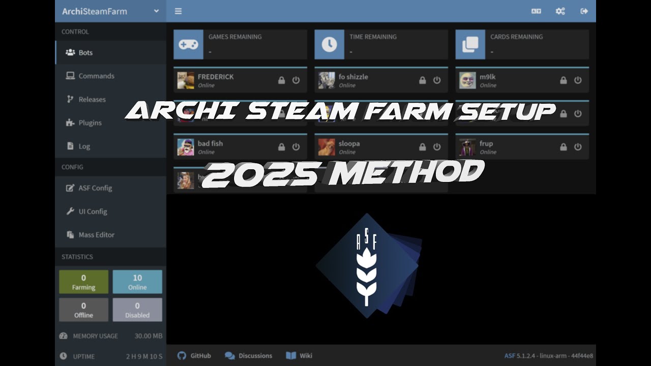 HOW TO SETUP ARCHI STEAM FARM. FAST CARD IDLE METHOD.