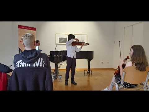 Aleksandar Vilendecic  nastup u KCB povodom prve nagrade na festivalu Amadeus