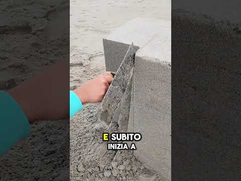 Una casa incredibile fatta di sabbia del mare! Nessuno ci poteva credere! 😮🏠🌊 @SandCastleUniversity