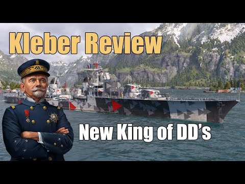 Kleber Review: New King of Destroyers | World of Warships Legends | 4k | Xbox Series X