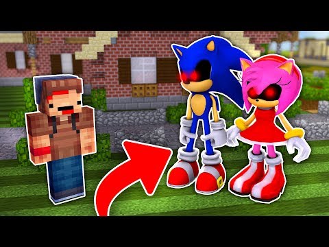 BASE VS CREEPYPASTA SONIC.EXE APOCALYPSE - MINECRAFT TROLL + ROLEPLAY
