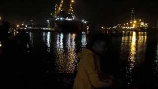 preview picture of video 'Night Fishing At Sembawang End Park 2013.'