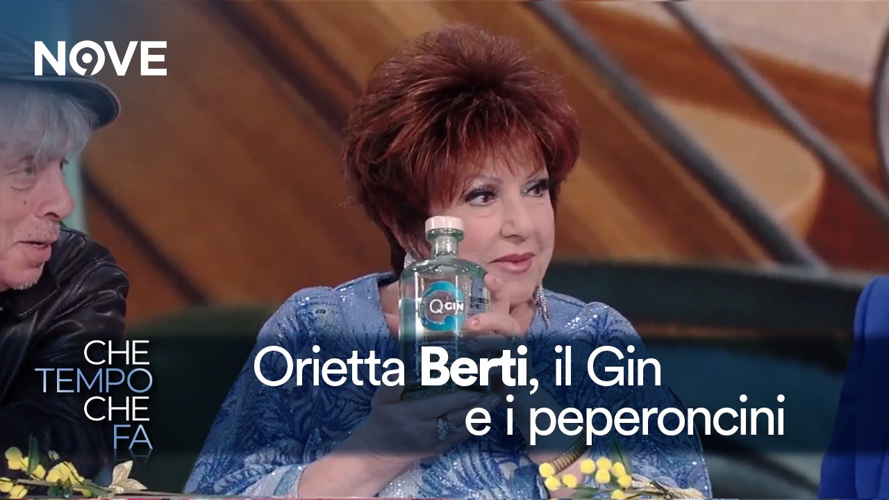Orietta Berti e il gin al lardo "E' il più buono di tutti" | Che tempo che fa