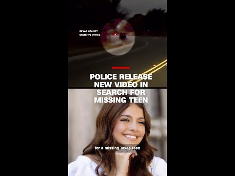 Police release new video in search for missing teen