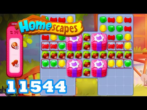 Homescapes Level 11544 HD 3 - match puzzle Gameplay | android | IOS | GameGo Game