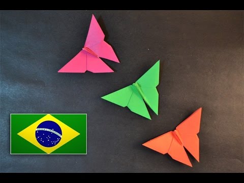 , title : 'Origami: Borboleta Simples - Instruções em português PT BR'