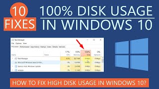 How to Fix 100% Disk Usage in Windows 10 | Resolve High Disk Usage Issue in 2020
