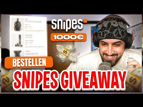 ICH KAUFE MEINEN ZUSCHAUERN ALLES BEI SNIPES..!