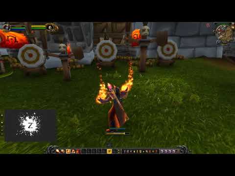 WOW Animations - Allied Races - Void Elf Fire Mage (male)