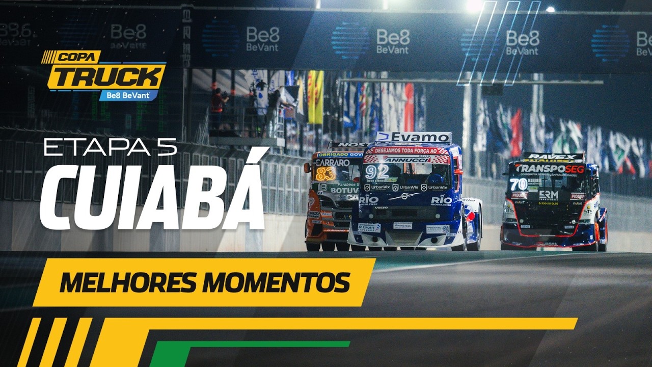 Copa Truck Be8 BeVant 2026 | Etapa 5 em Cuiabá (MT) Corrida Noturna
