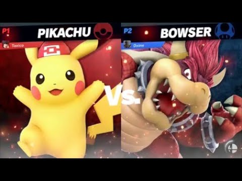 Raven's Best WiFi #8 Winners Semi-Final: Namefireball (Pikachu, Greninja) vs StreetDzine (Bowser)