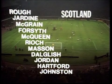 1977/78 - Scotland v Czechoslovakia (1978 WC Qualifier - 21.9.77)