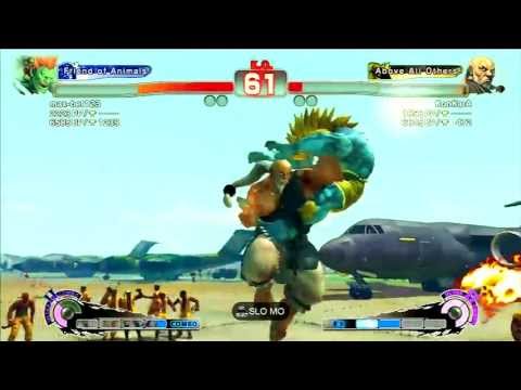 SSF4 AE v.2012 Konkara (Gouken) VS max-bet123 (Blanka) HD 1080p