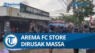 Kembali Lakukan Aksi Lanjutan, Massa Mengatasnamakan Arek Malang Merusak Arema FC Store