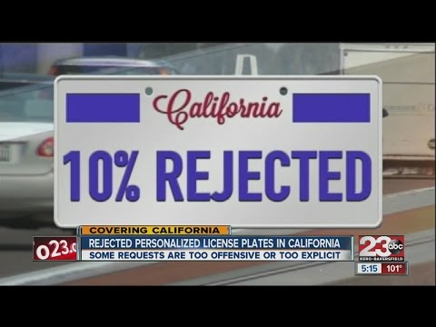image-What are the different types of license plates in California?