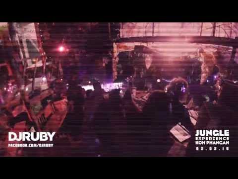 DJ Ruby live video set at Jungle Experience Koh Phangan Thailand 02-02-15