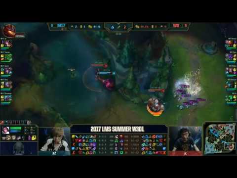 M17 vs WS Highlights Game 1 LMS 精華 夏季職業聯賽 2017 SUMMER Machi Esports vs Wayi Spider