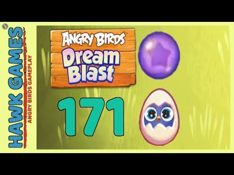 Angry Birds Dream Blast Level 171 - Walkthrough, No Boosters