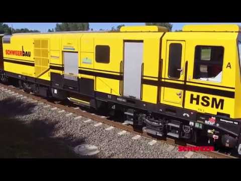 Schweerbau high performance rail milling machine HSM