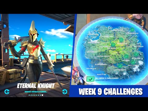All Week 9 Challenges Fortnite Season 3! (Guide)