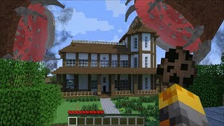 GIANT UNKILLABLE BOSS APPEARS IN MY MINECRAFT HOUSE!! Minecraft Mods