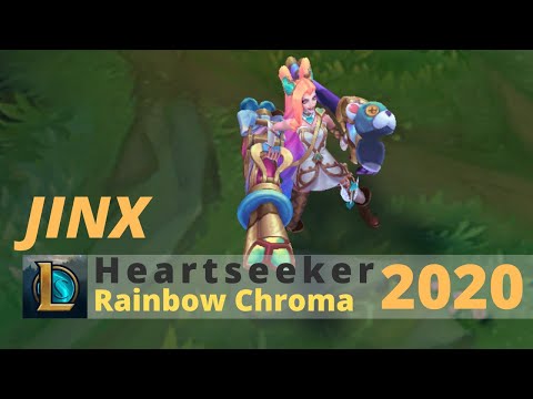 Heartseeker Jinx Rainbow Chroma 2020 - League Of Legends