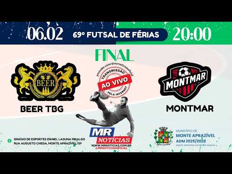 FINAL DO 69º CAMPEONATO DE FUTSAL DE FÉRIAS DE MONTE APRAZÍVEL