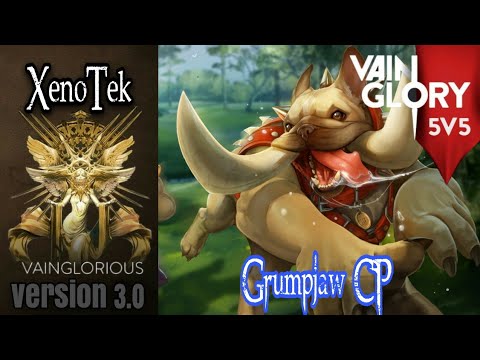 5v5 XenoTek | Grumpjaw CP - Vainglory hero gameplay from a pro player