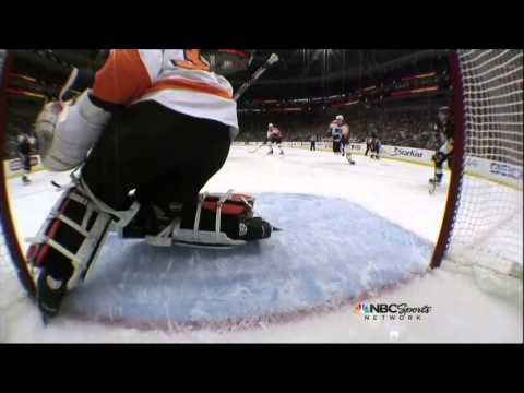 Evgeni Malkin reviewed no goal Feb 20 2013 Philadelphia Flyers vs Pittsburgh Penguins NHL Hockey